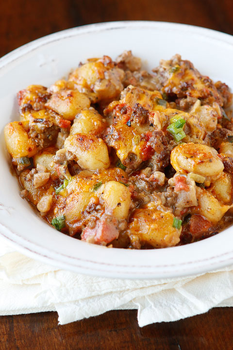 Cheeseburger Gnocchi recipe