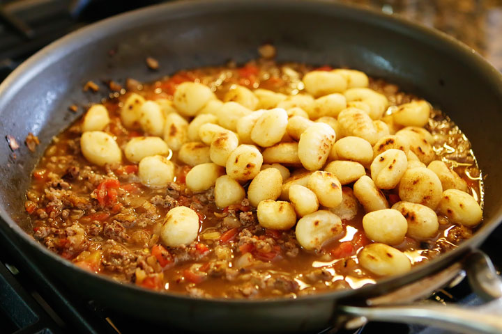 Cheeseburger Gnocchi recipe