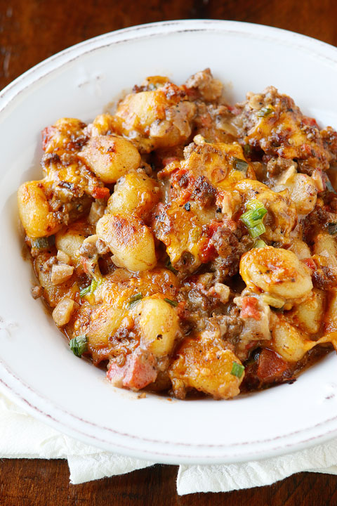 Cheeseburger Gnocchi recipe