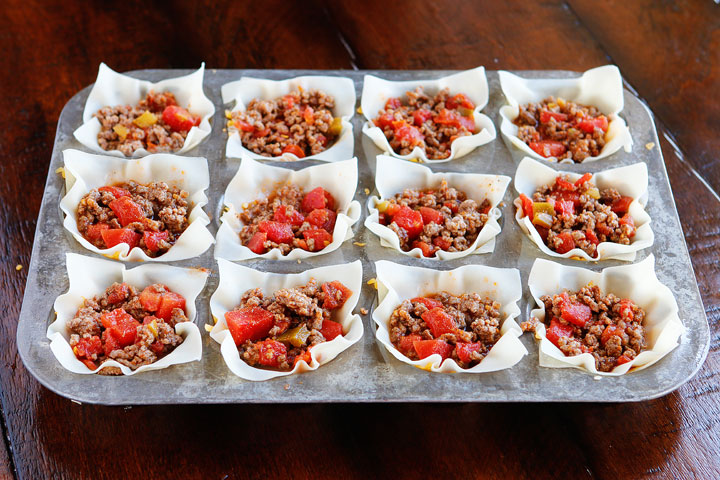 Crunchy Taco Cups — The Best Taco Recipe for Wonton Tacos!