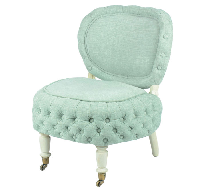 Dot and Bo Creme de Menthe Chair