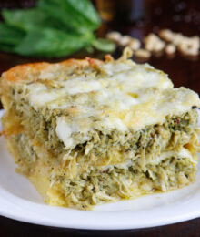 Image of Pesto Chicken Breakfast Casserole