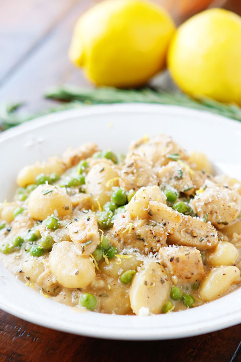 Image of Rosemary Lemon Chicken Gnocchi