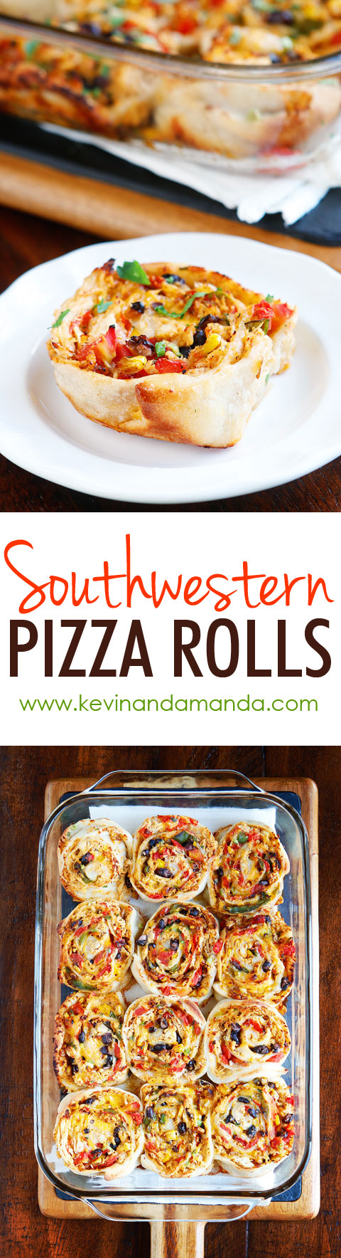 We cannot stop eating these Southwestern Chicken Pizza Rolls!! They are so good! They make me want to go back for seconds and thirds!