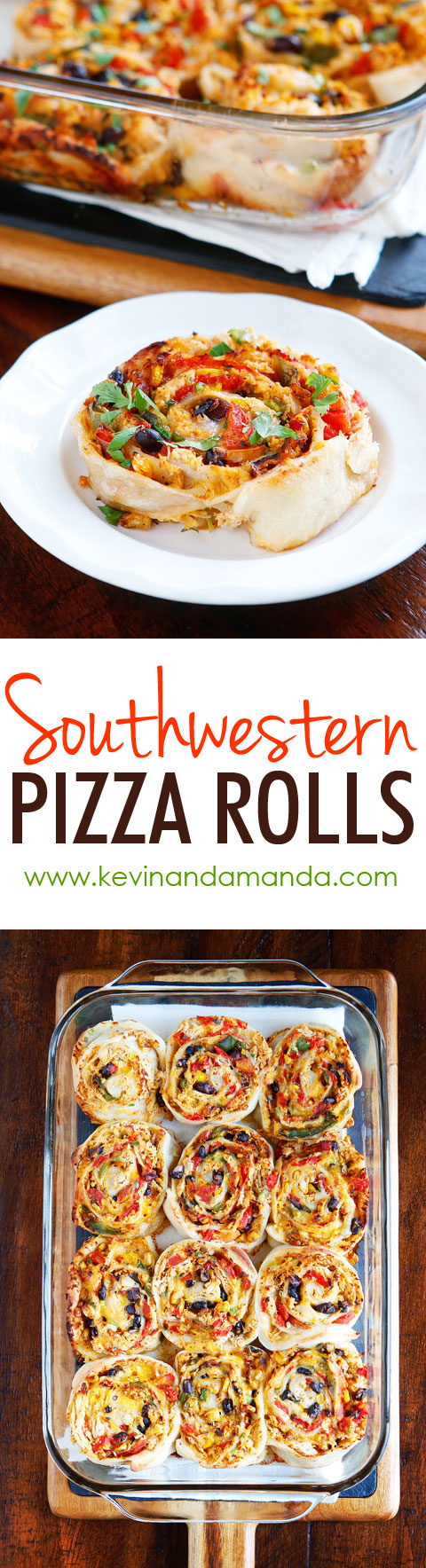 We cannot stop eating these Southwestern Chicken Pizza Rolls!! They are so good! They make me want to go back for seconds and thirds!