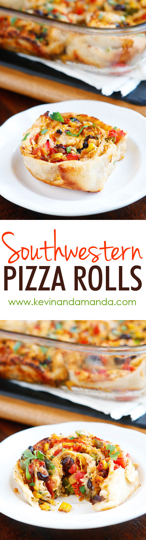 We cannot stop eating these Southwestern Chicken Pizza Rolls!! They are so good! They make me want to go back for seconds and thirds!