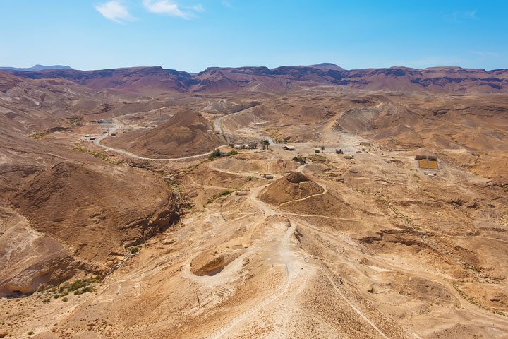 A list of the MUST-SEE most famous historical sites in Israel, including: Caesarea, where King Herod lived in Biblical times, The Hanging Gardens at Haifa, The Sea of Galilee (where Jesus walked on water) and Masada.