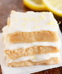 Image of a Brown Butter Frosted Lemon Square