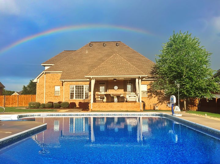 Image of Our Backyard Rainbow