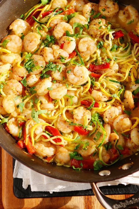 Honey Garlic Shrimp Pasta Recipe