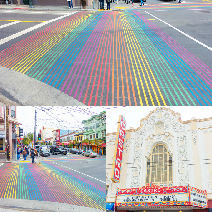 Rainbow Crosswalk in San Francisco