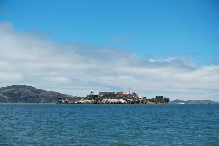 View of Alcatraz Island from San Francisco