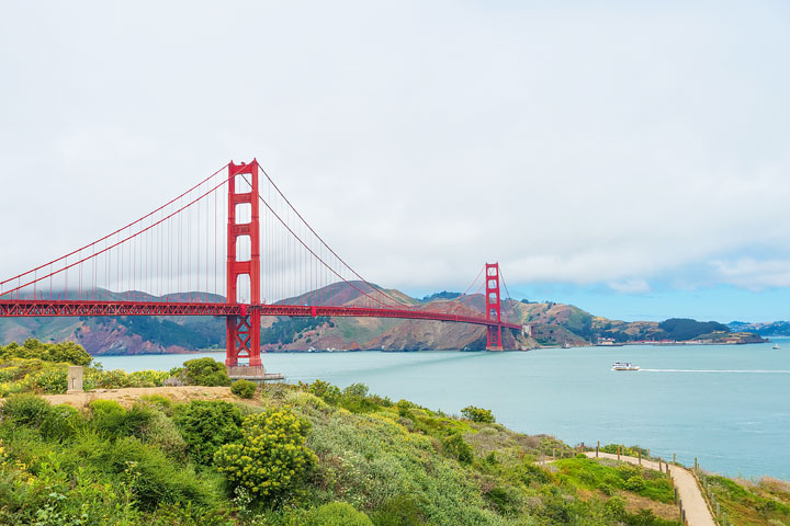 Best View Of Golden Gate Bridge — Presidio Of San Francisco