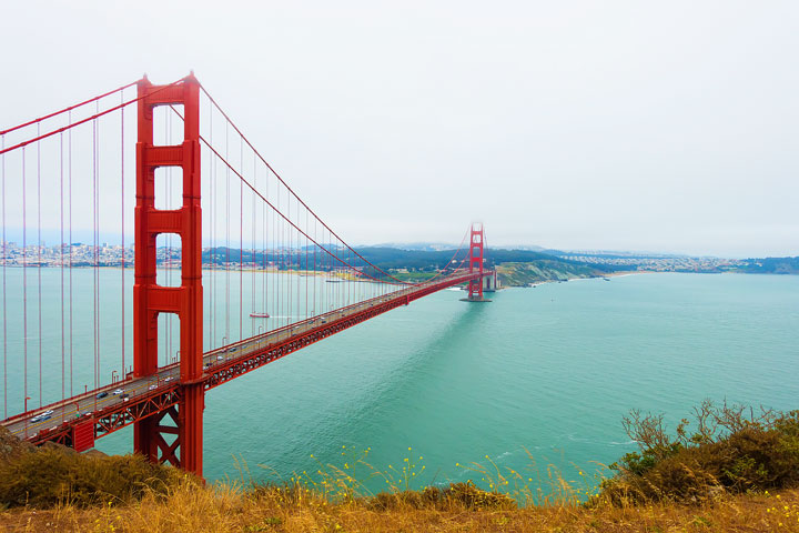 Best View Of Golden Gate Bridge -- Battery Spencer