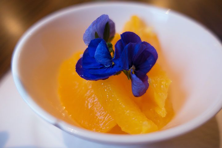 Image of Plated Orange Slices
