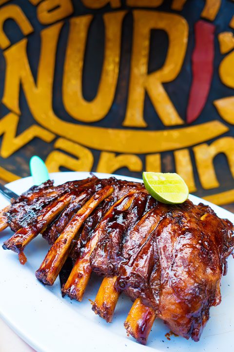 The BEST smoked ribs I have ever had!! Naughty Nuri's in Ubud, Bali