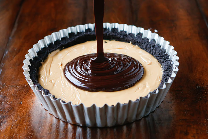 Peanut Butter Nutella Nutter Butter Pie - Crazy for Crust