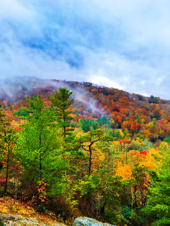 Fall in Highlands, North Carolina. One of the world's Top 10 Sunset Spots!