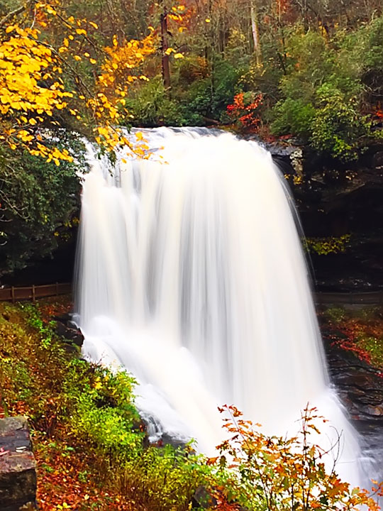 Fall in Highlands, North Carolina. One of the world's Top 10 Sunset Spots!