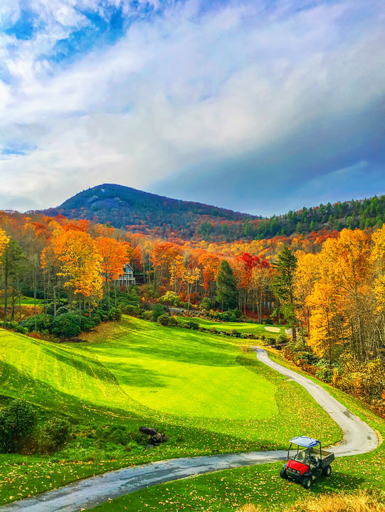 Fall in Highlands, North Carolina. One of the world's Top 10 Sunset Spots!