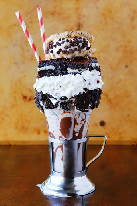 Crazy milkshakes are all the hype in NYC, London, and Australia. Now you can skip the flight and 3-4 hour wait in line and make them right at home!! Such a fun idea for a party. MUST try this!!
