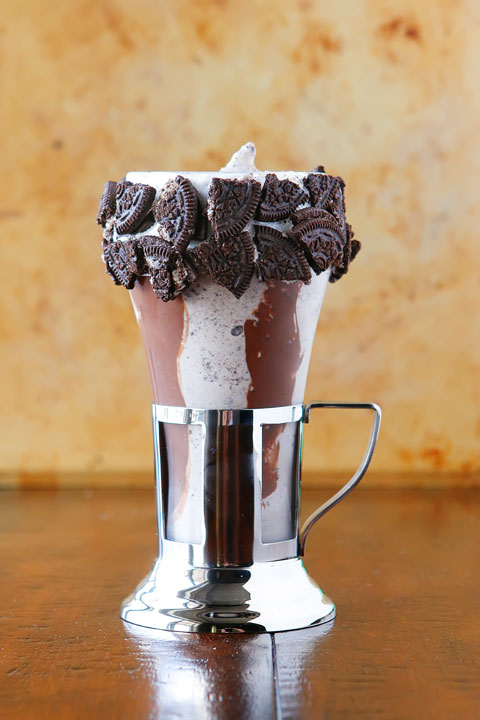 Crazy milkshakes are all the hype in NYC, London, and Australia. Now you can skip the flight and 3-4 hour wait in line and make them right at home!! Such a fun idea for a party. MUST try this!!