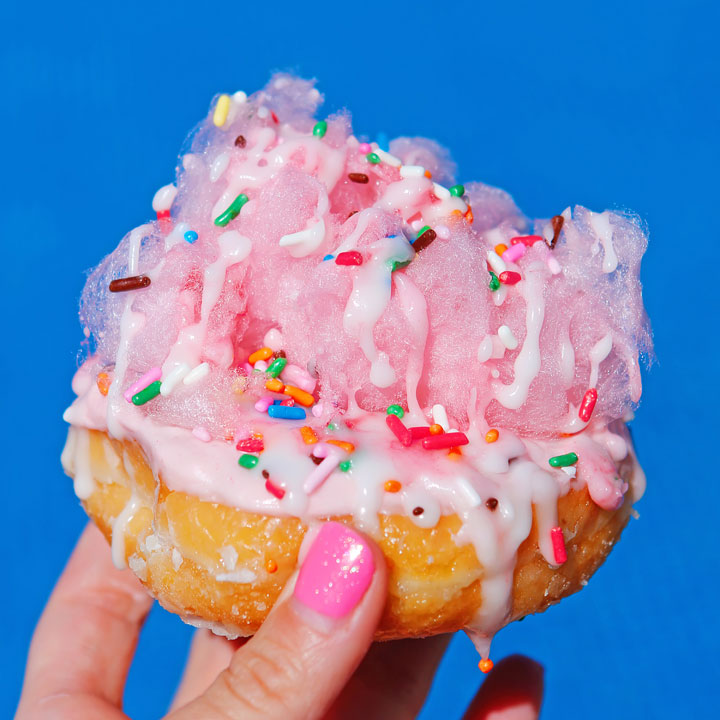 Cotton Candy Donut