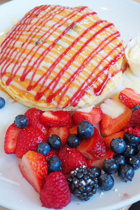 Image of Wildberry Pancakes from Butters Pancakes & Cafe