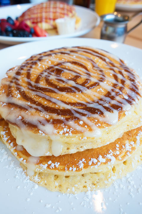 Image of Snooze's Cinnamon Bun Pancakes