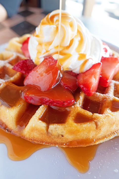 Image of a Belgian Waffle From Sassy's Bakery