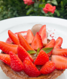 Image of a Swiss Strawberry Dish