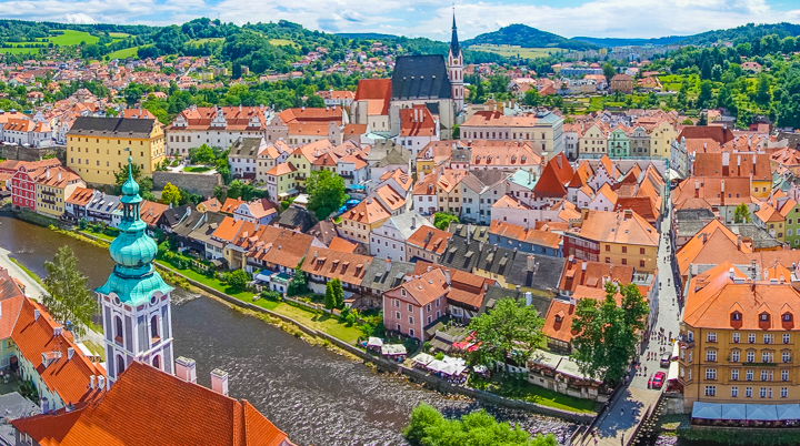 Day Trip from Prague to Cesky Krumlov! The most beautiful, charming, fairytale village in Europe!