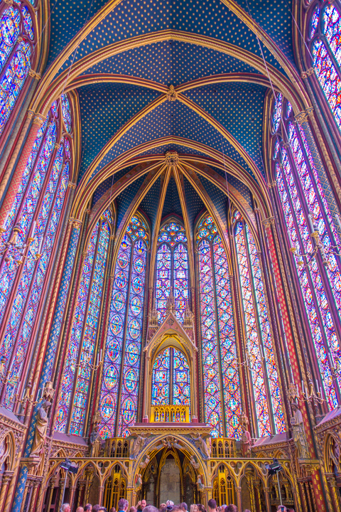 Sainte-Chapelle In Paris, France