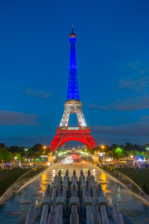 Eiffel Tower In Paris, France