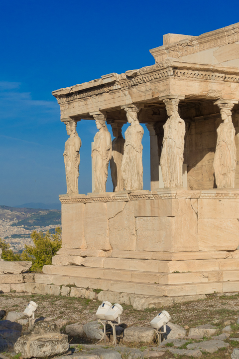 The Erechtheion at the Acropolis of Athens