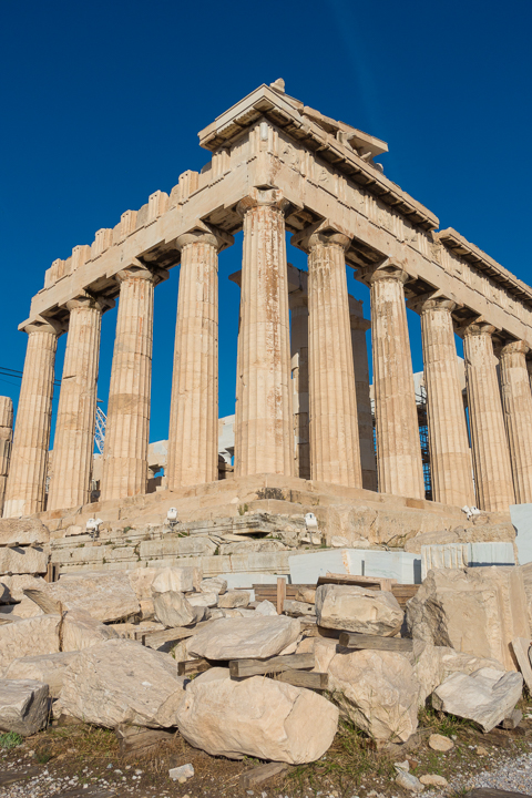 The Parthenon at the Acropolis of Athens