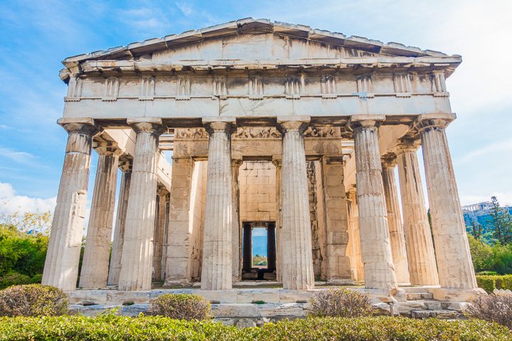 Temple of Hephaestus at the Ancient Agora of Athens