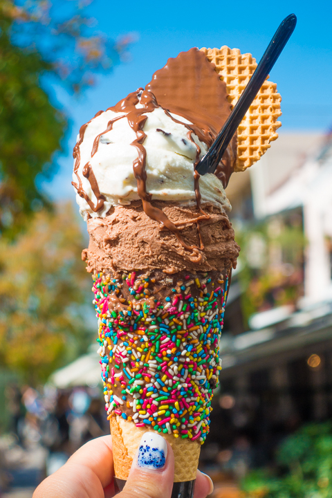 Ice Cream in Athens Greece