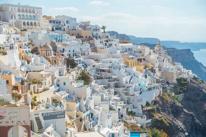 Image of Houses in Santorini, Greece