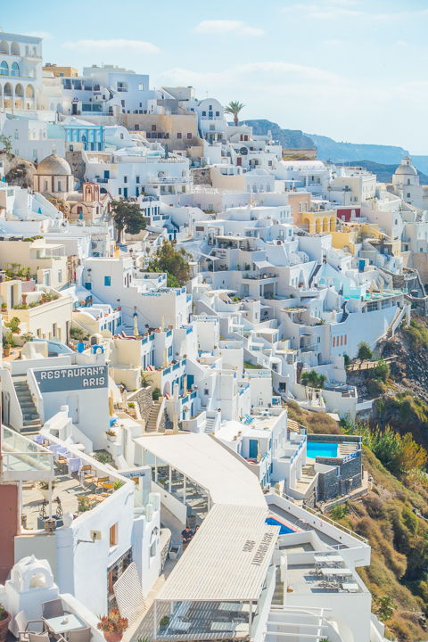 Image of the Homes of Santorini