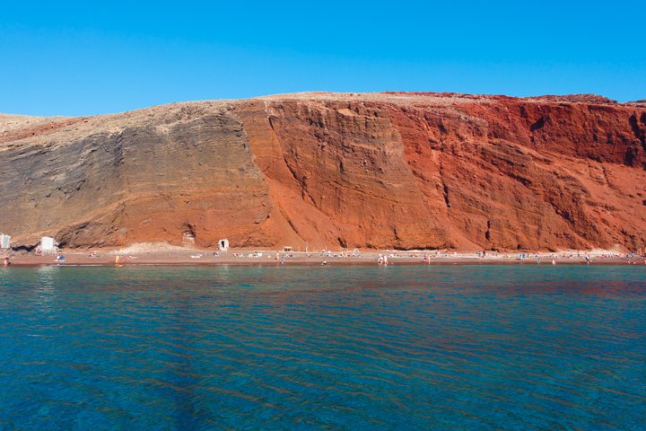 Image of Santorini's Famous Red Beach