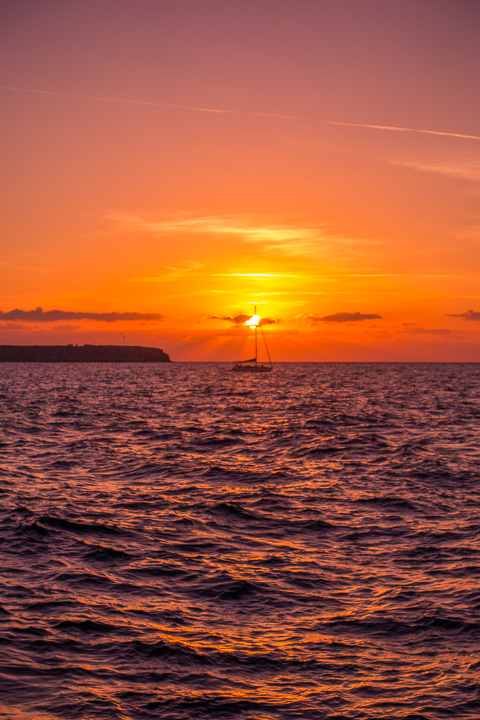 Image of a Santorini Sunset