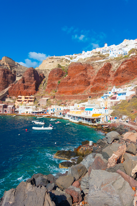 Image of Santorini's Ammoudi Port