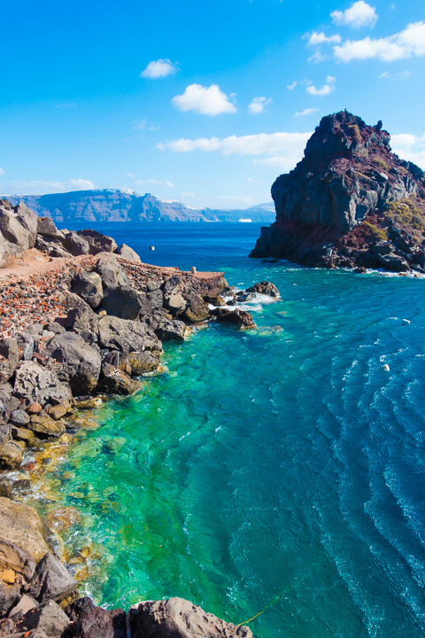 Image of The Coast in Santorini, Greece