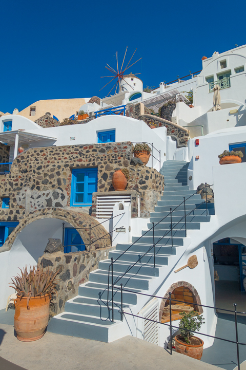 Image of a Traditional House in Santorini, Greece