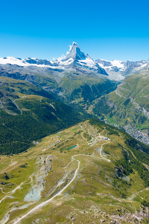 The most amazing, once-in-a-lifetime experience!! Go paragliding with the most breathtaking, jaw-dropping views EVER with the Matterhorn in the background!!! If you are ever anywhere near Switzerland you HAVE to put paragliding in Zermatt on your bucket list!!!! If you mention "Kevin & Amanda" at FlyZermatt.com you'll get a free T-shirt!! They're super cute too!