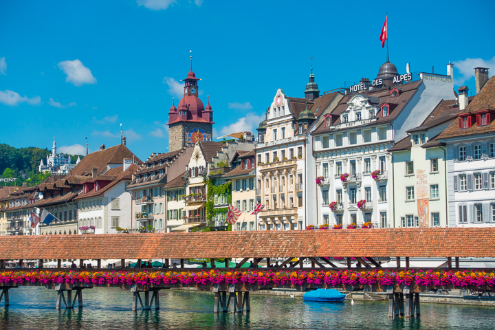 Lucerne, Switzerland -- This breathtaking hidden gem should definitely be on your bucket list!