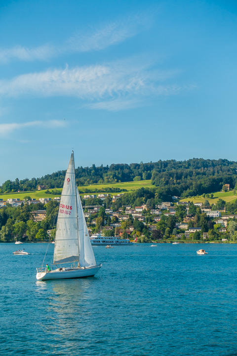 Image of a Sailboat in Lucerne