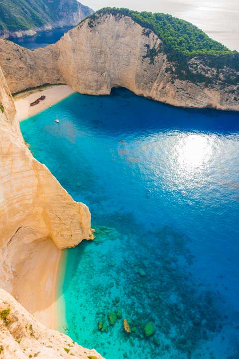 Shipwreck Beach, Navagio Beach, Zakynthos, Greece