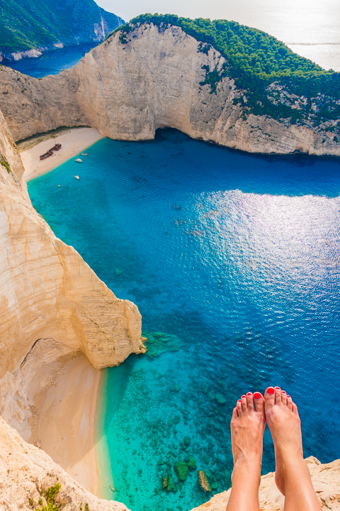 Shipwreck Beach, Navagio Beach, Zakynthos, Greece